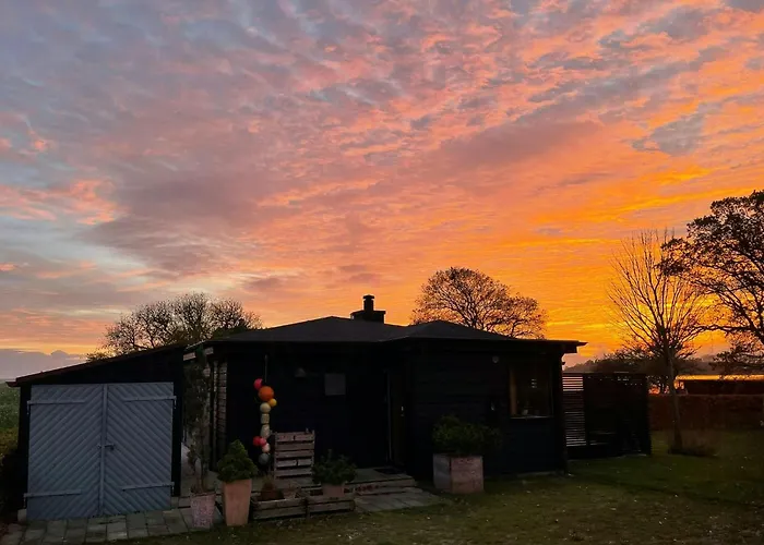 With View Of Helnaes Bay Дом отдыха Harby